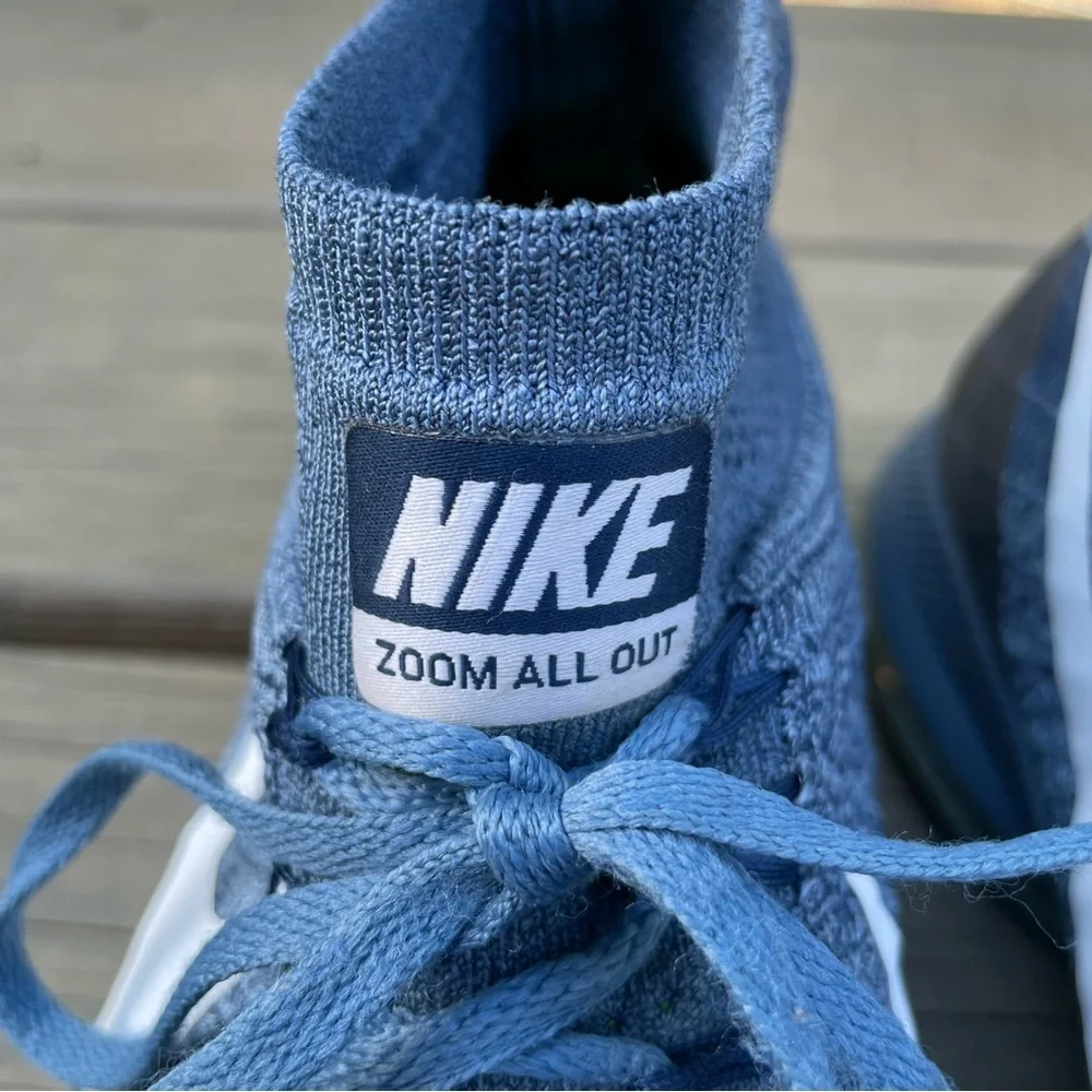 Nike Zoom All Out Flyknit Ocean Fog shoes size 9.5
